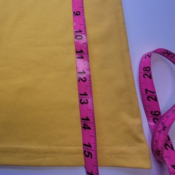 Yellow Spaghetti Strap Camisole Yellow Tank Top - New Without Tags- One Size - Picture 7 of 10